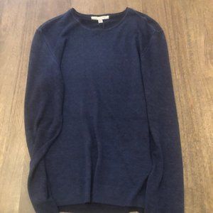 John Varvatos Indigo Cashmere / Silk Sweater M